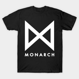 Monarch legacy of monster black and white logo T-Shirt